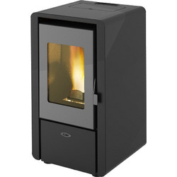 Kalor Petite MOD 6 Black Σόμπα Pellet Αερόθερμη 6.15kW