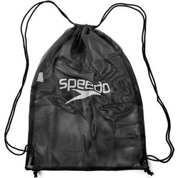 Speedo Equipment Mesh Τσάντα Πλάτης Κολυμβητηρίου Μαύρη 807407-0001