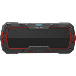Sencor SSS 1100 Αδιάβροχο Ηχείο Bluetooth 10W Μαύρο Κόκκινο