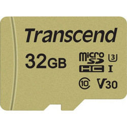 Transcend 500S microSDHC 32GB Class 10 U3 V30 UHS-I