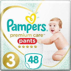 Pampers Premium Care Πάνες Βρακάκι No3 6-11kg 48τμχ