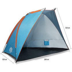 NILS Camp Αυτόματη Τέντα Παραλίας Γαλάζια 260x120x120cm NC8030