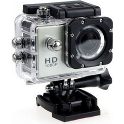 Andowl QY-09K Action Camera Full HD με Οθόνη 2" Ασημί