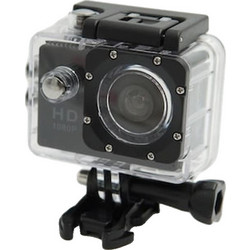 AC-1801-1 Action Camera HD με Οθόνη 2" Μαύρη