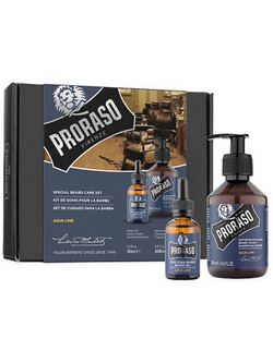 Proraso Azur Lime Λάδι 30ml + Σαμπουάν για Γένια 200ml