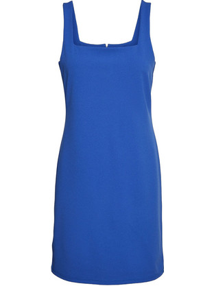 Vero Moda Καλοκαιρινό Καθημερινό Φόρεμα Μπλε 10265268-Blue