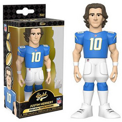 Funko Gold NLF Chargers Justin Herbert Premium 12"