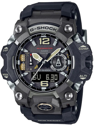 Casio G-Shock Ανδρικό Ρολόι Χρονογράφος Solar με Μαύρο Καουτσούκ Λουράκι GWG-B1000-1AER