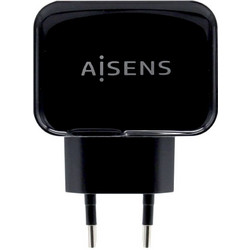 Aisens A110-0440 Φορτιστής Χωρίς Καλώδιο με 2 Θύρες USB-A 17W Black