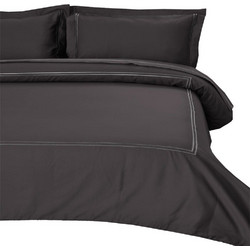 Anna Riska Σετ Σεντόνια King Size Βαμβακοσατέν 270x270 Classico 4 Anthracite