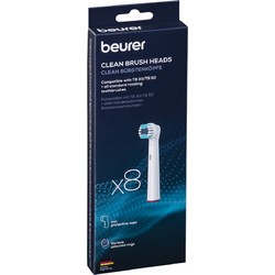 Beurer Clean 30/50 Ανταλλακτικές Κεφαλές Ηλεκτρικής Οδοντόβουρτσας 8τμχ