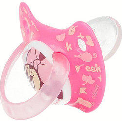 AriaTrade Minnie Mouse Πιπίλα Σιλικόνης Νυκτός 6m+ Pink
