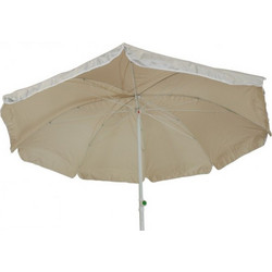Summer Club Bali Ομπρέλα Θαλάσσης με UV Προστασία Ασημί 2.4m 18304