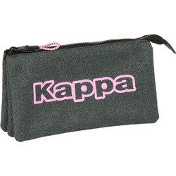 Safta Kappa Κασετίνα με 3 Θήκες Γκρι 812445744