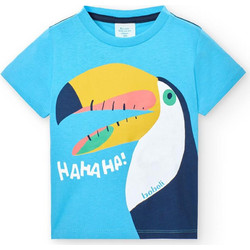 Boboli Παιδικό T-Shirt Κοντομάνικο Γαλάζιο 398044-2578