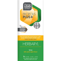 Pharmalead Propolis Plus Herbaryl Φυτικό Σιρόπι για Πονόλαιμο για Ενήλικες 200ml