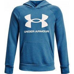 Under Armour Rival Fleece Hoodie Ανδρικό Αθλητικό Φούτερ με Κουκούλα Μπλε 1357585-400