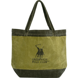 Greenwich Polo Club Υφασμάτινη Τσάντα Θαλάσσης Ώμου Χακί 3859