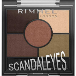 Rimmel London 002 Brixton Brown Παλέτα Σκιών