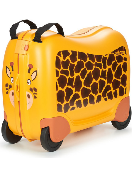 Samsonite Dream2Go Giraffe Παιδική Βαλίτσα Καμπίνας 52x38x21cm με 4 Ρόδες Κίτρινη