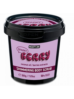 Beauty Jar Shimmering Sparky Berry Scrub Σώματος 200gr