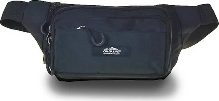 Colorlife Τσαντάκι Μέσης Μαύρο 7050 | BestPrice.gr