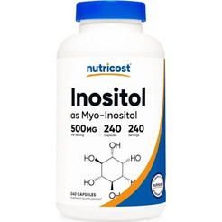 Nutricost Inositol as Myo-Inositol 500mg 240 Κάψουλες