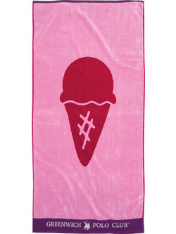 Greenwich Polo Club 3900 Παιδική Πετσέτα Θαλάσσης Ροζ 70x140cm