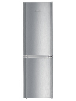 Liebherr CUele 3331 Ψυγειοκαταψύκτης 296lt Υ181.2xΠ55xΒ56.5cm Inox