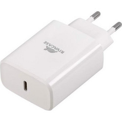 Rivacase PS4193 Φορτιστής Χωρίς Καλώδιο με Θύρα USB-C 30W Power Delivery White