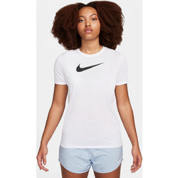 Nike Dri-FIT Swoosh Training Γυναικείο Αθλητικό T-Shirt Λευκό FQ4975-100