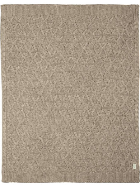 Mamas & Papas Diamond Κουβέρτα Αγκαλιάς Πλεκτή 70x90 Σοκολατί