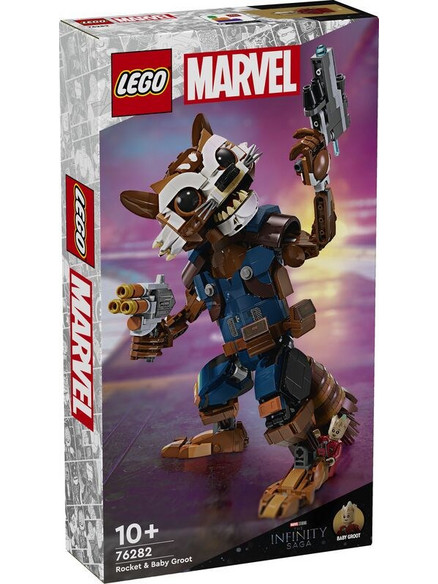 Lego Marvel Rocket & Baby Groot για 10+ Ετών 76282