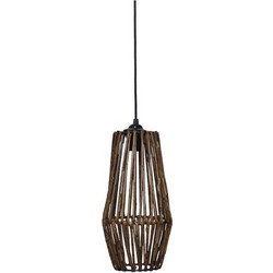 Heronia Lighting Κρεμαστό Φωτιστικό Οροφής Μονόφωτο E27 Καφέ 31-1350