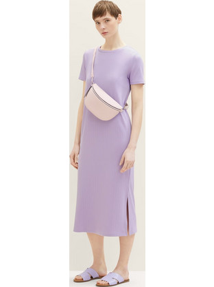 Tom Tailor Midi Καλοκαιρινό Καθημερινό Φόρεμα Λιλά 1035455-31042