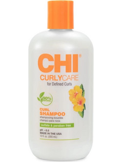 Chi Curly Care Curl Φυτικό Σαμπουάν για Όγκο για Σγουρά Μαλλιά 355ml