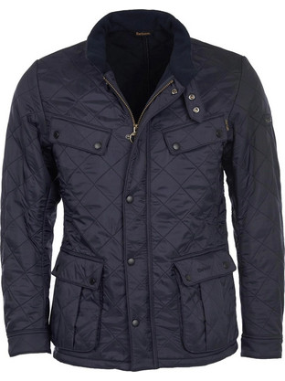 Barbour B.INTL Ariel Polarquilt Ανδρικό Μπουφάν Χειμωνιάτικο Καπιτονέ Μπλε Navy MQU0365NY91