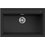 Elleci Best 130 Ένθετος Νεροχύτης Γρανίτη K86 Kuro 79x51cm
