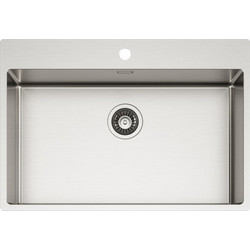 Elleci Compass 700 Ένθετος Νεροχύτης Inox Σατινέ 74x51cm