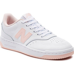 New Balance Γυναικεία Sneakers Λευκά Ροζ BBW80WPK