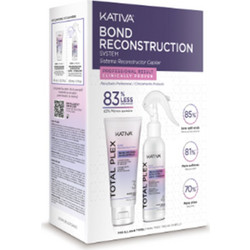 Kativa Total Plex Kit Σετ Θεραπείας Μαλλιών για Επανόρθωση