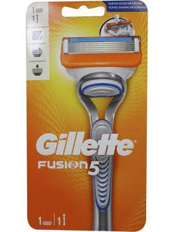 Gillette Fusion 5 Ξυραφάκι με Ανταλλακτικές Κεφαλές με 5 Λεπίδες & Λιπαντική Ταινία + Ανταλλακτικό Ξυραφάκι