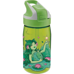 Laken Gaia Παιδικό Μπουκάλι Πλαστικό BPA Free με Καλαμάκι Lime 450ml