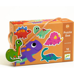 Παιδικό Puzzle Djeco Δεινόσαυροι 10x2 Κομμάτια