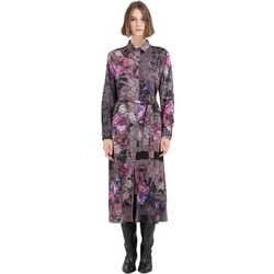 Replay Midi Καθημερινό Φόρεμα Floral Σεμιζιέ Πολύχρωμο W9086.000.74954-010