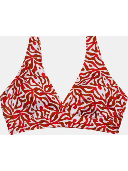 Rock Club Bikini Top Τριγωνάκι Κόκκινο BP-1635