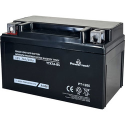 Powertech Μπαταρία Μοτοσυκλέτας YTX7A-BS 7Ah