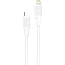 Foneng X80 USB-C to Lightning Cable 27W 1m White 6970462518266