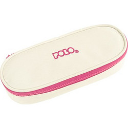 Polo Box Cord Κασετίνα Λευκή Ροζ 937003-2543