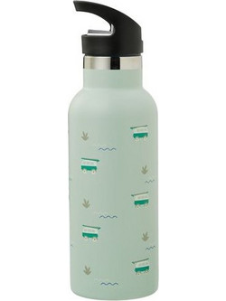 Fresk Surf Boy Παιδικό Παγούρι Θερμός Ανοξείδωτο BPA Free με Καλαμάκι Πράσινο Mint 500ml